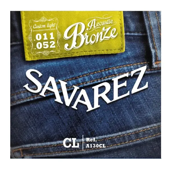 Струны для акустических гитар SAVAREZ Acoustic Bronze  A130CL  (11-15-22-32-41-52)