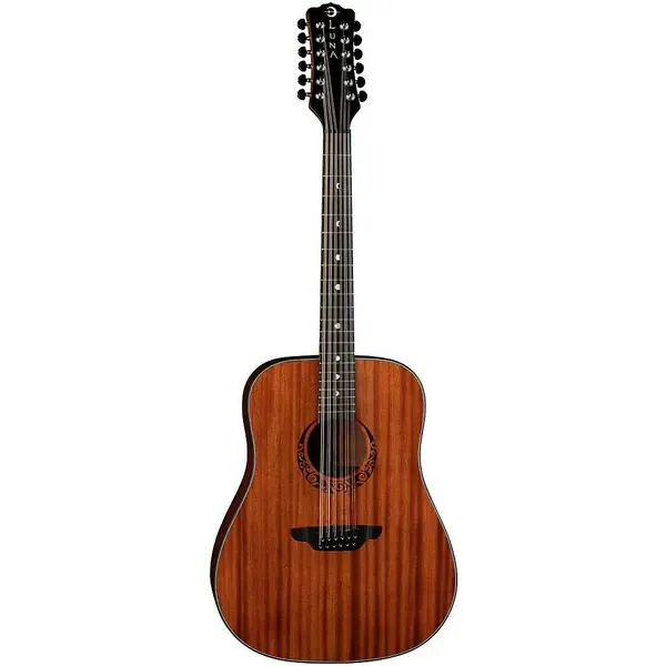 Акустическая гитара Luna Guitars Gypsy 12-String Dreadnought Mahogany Satin Natural