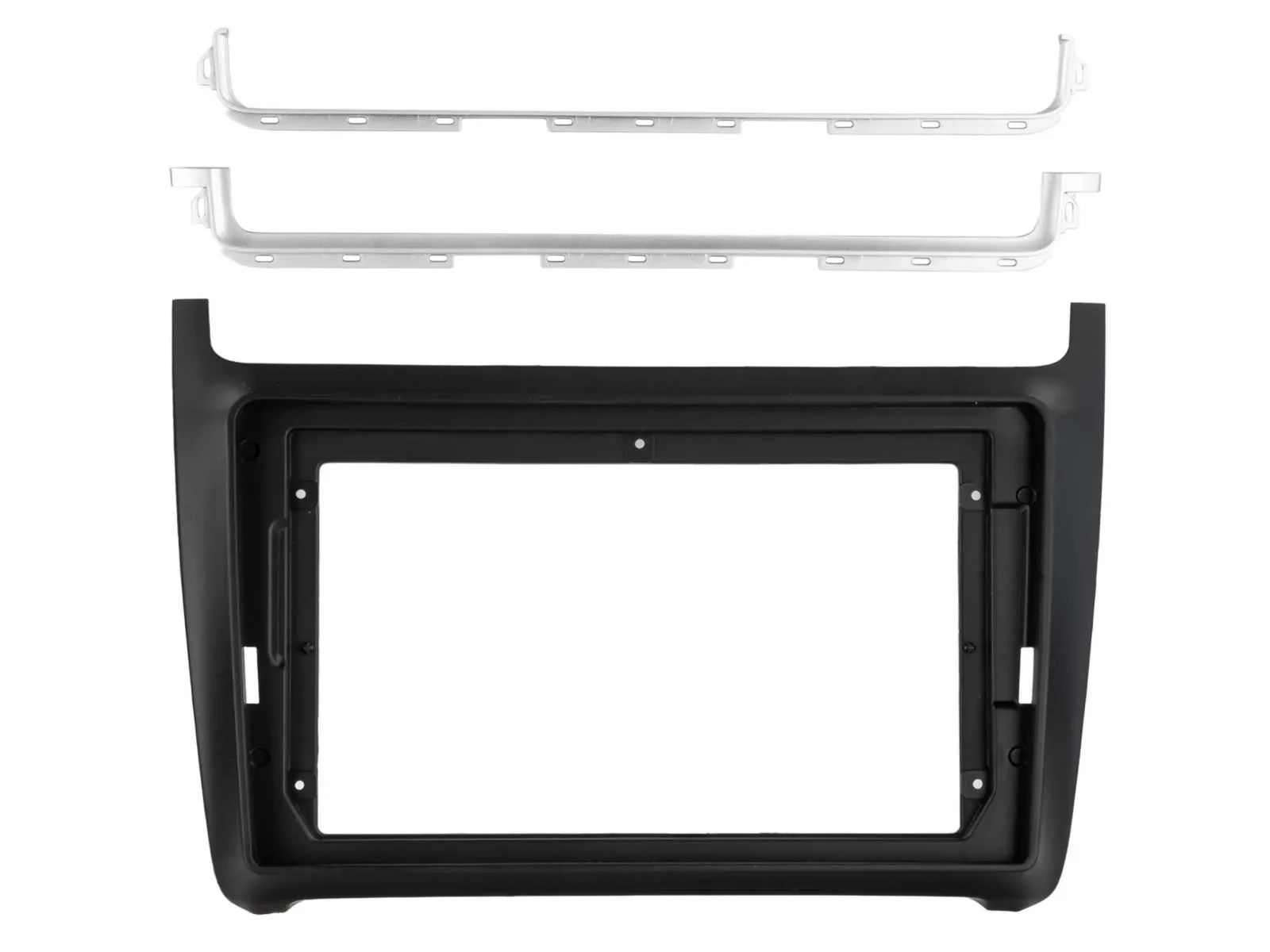 Рамка для автомагнитолы ACV для VW Polo 6R (04/2014–07/2017) 9", чёрная