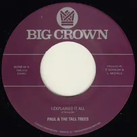 Виниловая пластинка Paul & the Tall Tree - I Explained It All / Watch Out [New 7" Vinyl]