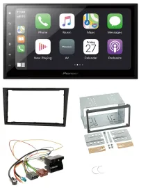 Автомагнитола Pioneer для Opel Corsa D 2-DIN Bluetooth DAB USB черный