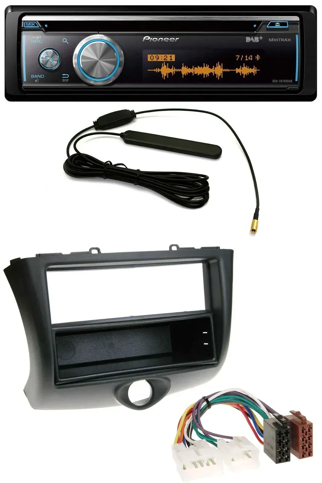 Автомагнитола для Toyota Yaris (2003–2006) Pioneer CD/USB/Bluetooth/DAB/MP3