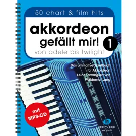 Сборник песен Holzschuh Verlag Akkordeon gefällt mir! 1