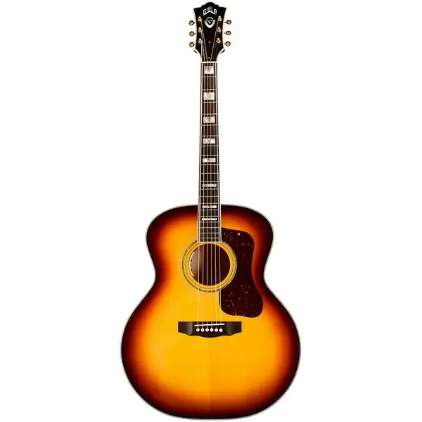 Электроакустическая гитара Guild F-55E Maple Jumbo Antique Burst