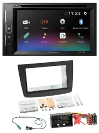 Pioneer Bluetooth MP3 USB 2DIN DAB DVD Autoradio für Alfa Romeo Mito 955 ab 14 s