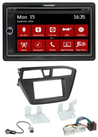 Blaupunkt Bluetooth DAB 2DIN USB DVD MP3 Autoradio für Hyundai i20 (2014-2020)