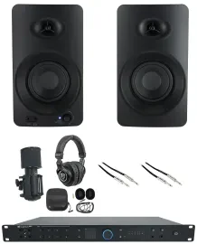 Presonus Quantum HD8 USB Recording Interface+Warm Audio Mic+Headphones+Monitors