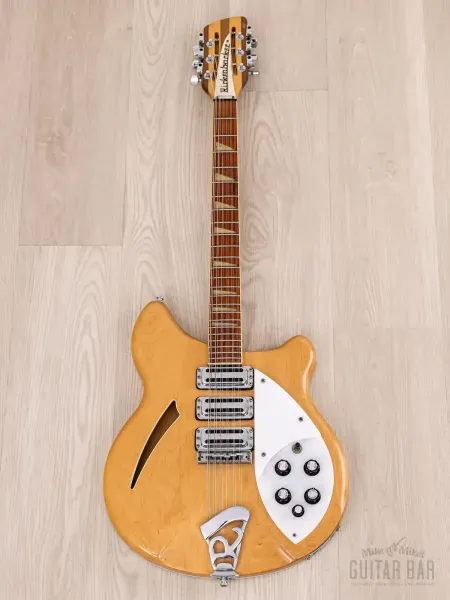 Электрогитара полуакустическая Rickenbacker 370/12 VP HHH Mapleglo w/case USA 1998