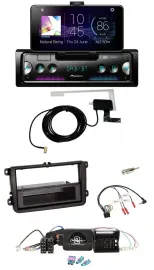 Pioneer DAB Bluetooth Lenkrad USB Autoradio für VW Amarok Beetle EOS Caddy Golf