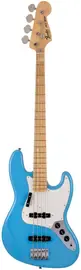 Бас-гитара Fender Made in Japan International Color Series Jazz Bass, Maui Blue w/ Gig Bag