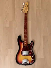 Бас-гитара Fender Precision Bass Sunburst w/case USA 1965