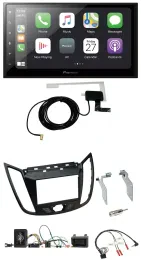 Автомагнитола Pioneer 2DIN, Bluetooth, DAB, USB для Ford Kuga DM2 (с 2013)