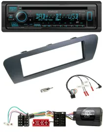 Kenwood Bluetooth DAB CD Lenkrad USB Autoradio für Renault Grand Scenic ISO ab 2