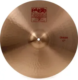 Тарелка барабанная Paiste 17" 2002 Crash