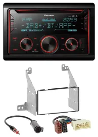 Pioneer 2DIN DAB MP3 Bluetooth USB CD Autoradio für Nissan Pathfinder 04-07