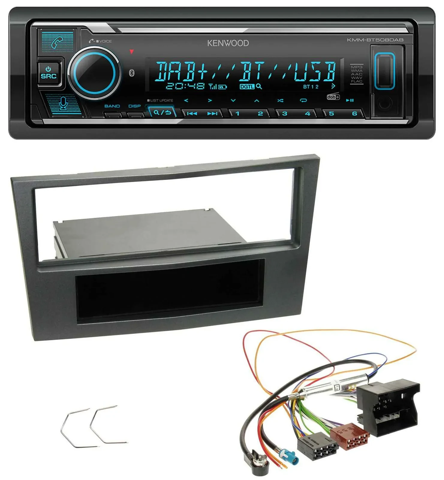 Kenwood Bluetooth MP3 DAB USB Autoradio für Opel Antara Astra H Zafira B ab 2005