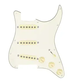 Пикгард для электрогитары 920D Custom Texas Growler Loaded Pickguard for Strat SLPG-TGWL-AW-AWPG-S7W, старый белый, 7-way