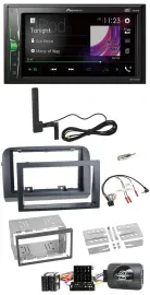 Автомагнитола для Fiat Croma 2005–2010 Pioneer 2DIN, Bluetooth, DAB, MP3, совместимая с кнопками на руле