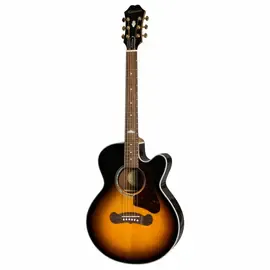 Электроакустическая гитара Epiphone AJ-220SCE Coupe Vintage Sunburst