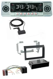 Dietz Bluetooth USB MP3 DAB Autoradio für Fiat Ducato (2006-2010) schwarz