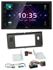 JVC DAB 2DIN MP3 Bluetooth USB Autoradio für Land Rover Evoque ab 2011