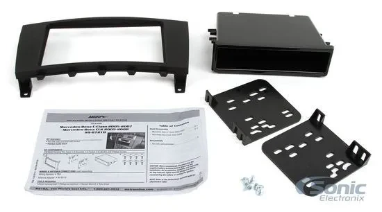 Metra 99-8721B Single/Double Din Install Dash Kit for Select 2005-2007 Mercedes
