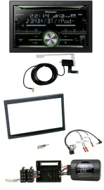 Pioneer CD USB Lenkrad Bluetooth 2DIN DAB Autoradio für Citroen C2 C3 Berlingo J