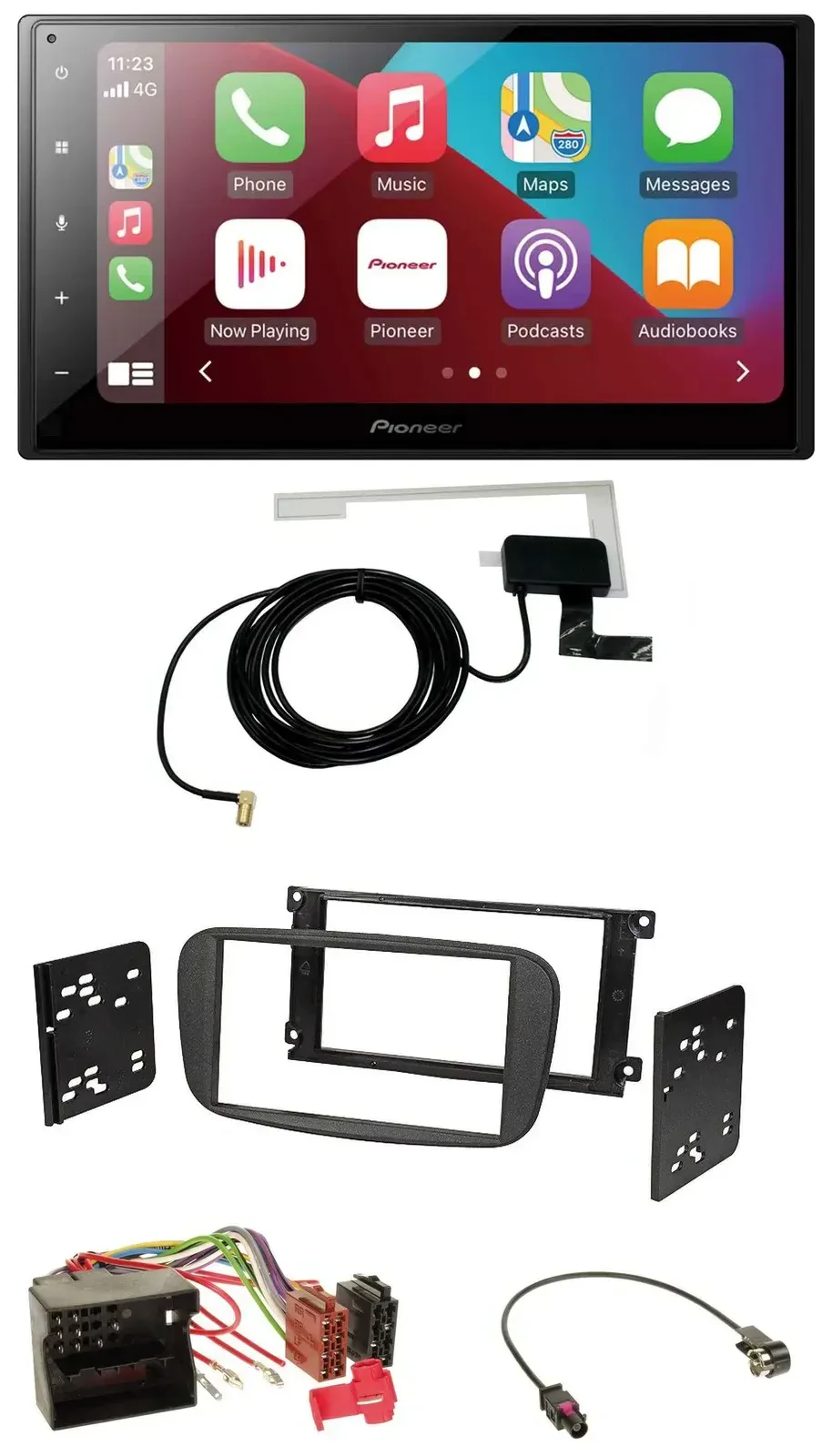 Автомагнитола Pioneer 2DIN, USB, Bluetooth, DAB, MP3, для Ford S-Max (с 2007) и Mondeo