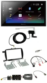 Pioneer DAB Lenkrad Bluetooth 2DIN USB Autoradio für 500 X ab 2016 Facelift Pian