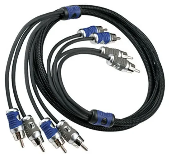 Кабель RCA Kicker Q-Series QI46 6 м, 4-канальный