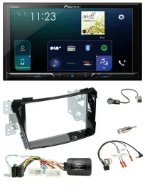 Pioneer Lenkrad Bluetooth USB 2DIN DAB Autoradio für Hyundai i40 ab 2011 VF Klav