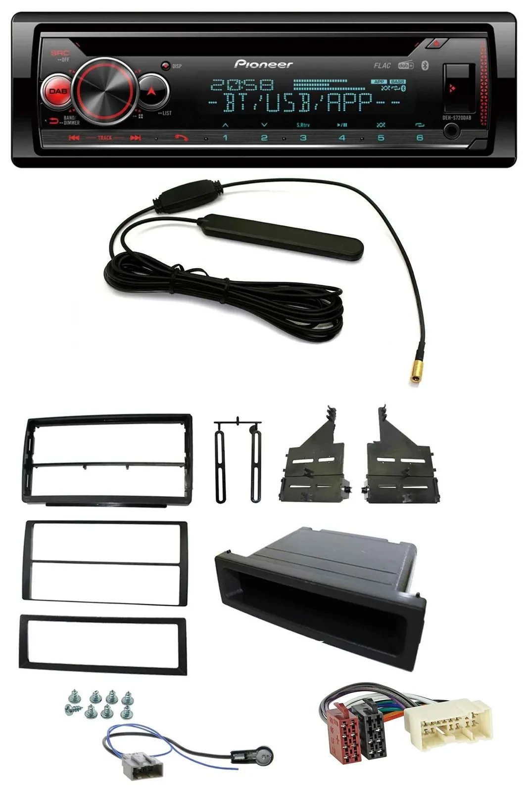 Автомагнитола для Nissan Altima (L31, 2005–2006) Pioneer USB, DAB, MP3, Bluetooth, CD