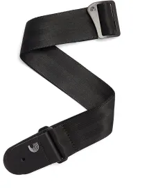 Ремень для гитары D'Addario 50SB00 Seat Belt Nylon Black