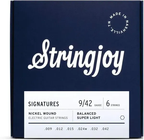 Струны для электрогитары Stringjoy Signatures Balanced Nickel Wound Super Light 9-42