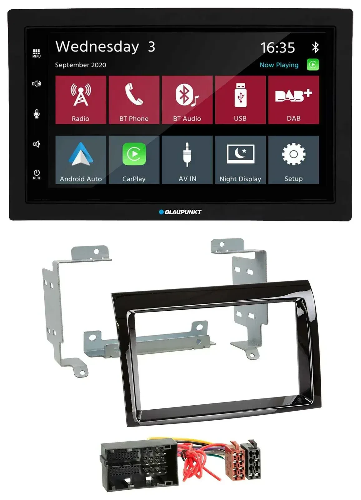 Blaupunkt 2DIN MP3 USB Bluetooth DAB Autoradio für Fiat Ducato Peugeot Boxer Cit