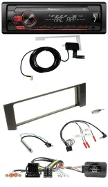 Автомагнитола Pioneer 1DIN USB DAB MP3 для Audi A4 2000–2009, ISO Fakra, поддержка управления на руле