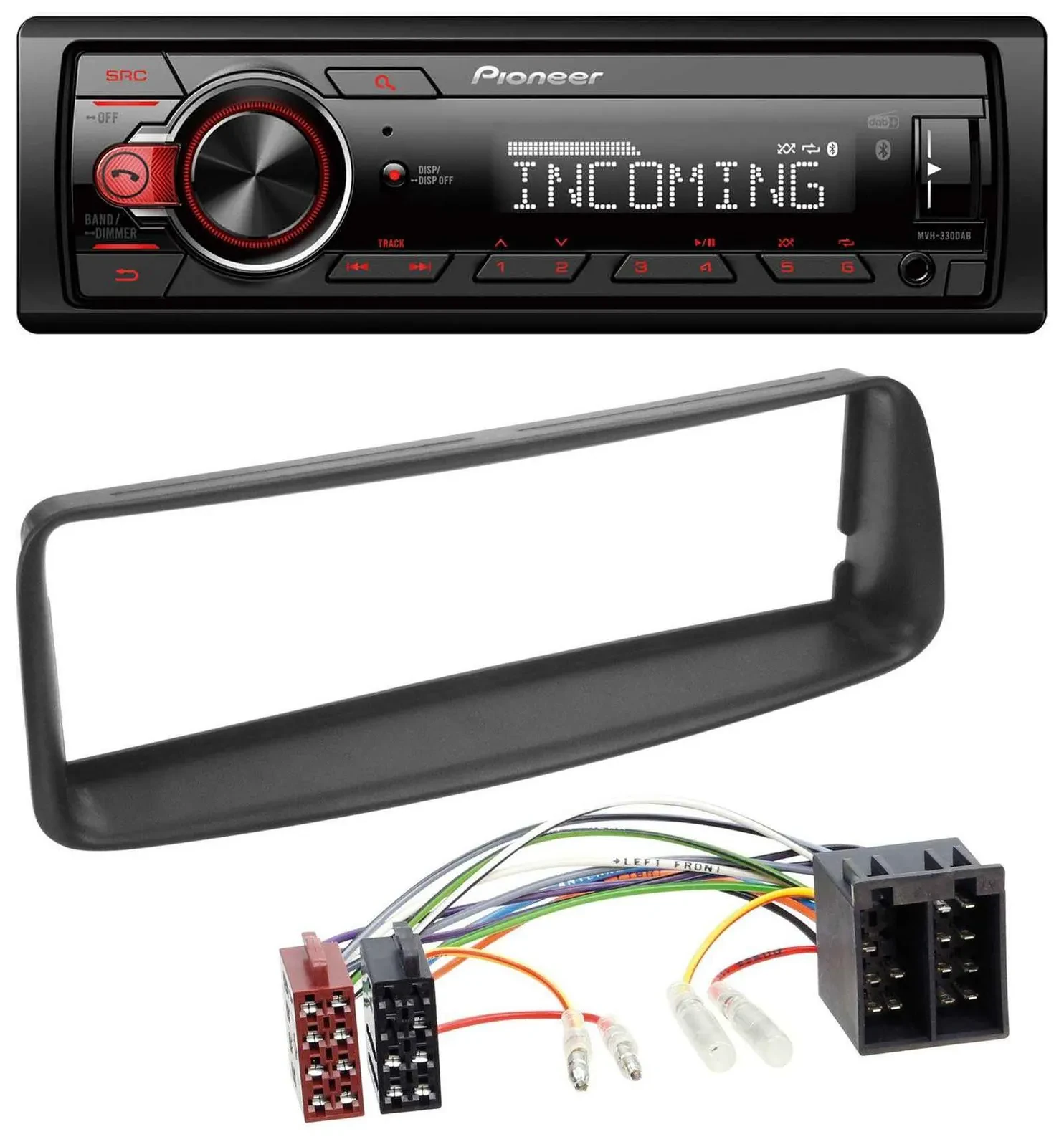 Pioneer Bluetooth USB DAB MP3 Autoradio für Peugeot 206 (ab 1998)