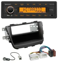 Автомагнитола Continental 1DIN, DAB, MP3, AUX, USB для Kia Sorento II XM (2012–2015)