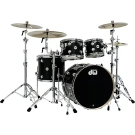 Ударная установка акустическая DW SSC Collector's Series 4-Piece Shell Pack Black Ice Chrome Hardware