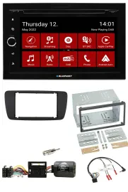 Blaupunkt Lenkrad DVD Bluetooth DAB 2DIN USB Autoradio für Seat Ibiza ab 08 nits