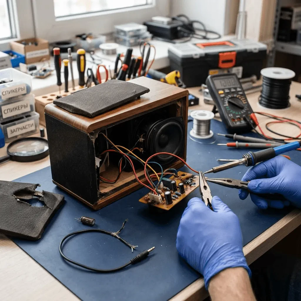 Почему не работают колонки: частые поломки и как их починить