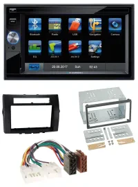 Blaupunkt SD Bluetooth 2DIN MP3 USB AUX Autoradio für Toyota Corolla 04-09 Verso