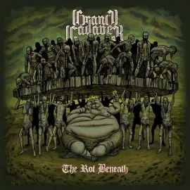 Виниловая пластинка Grand Cadaver - The Rot Beneath - Black/Green [New Vinyl LP] Black, Colored Viny