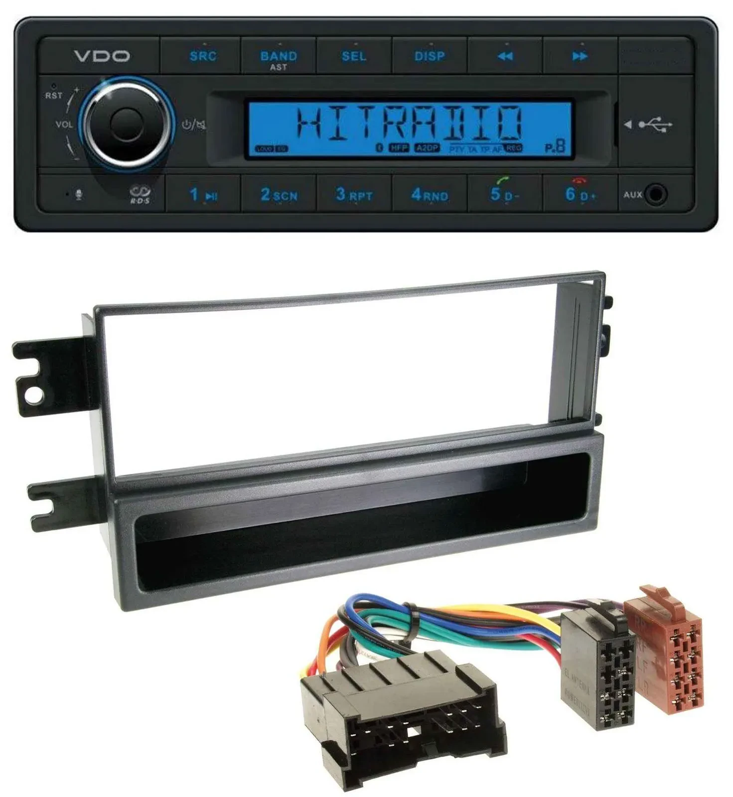 VDO AUX Bluetooth USB MP3 Autoradio für Kia Cerato (bis 2007)