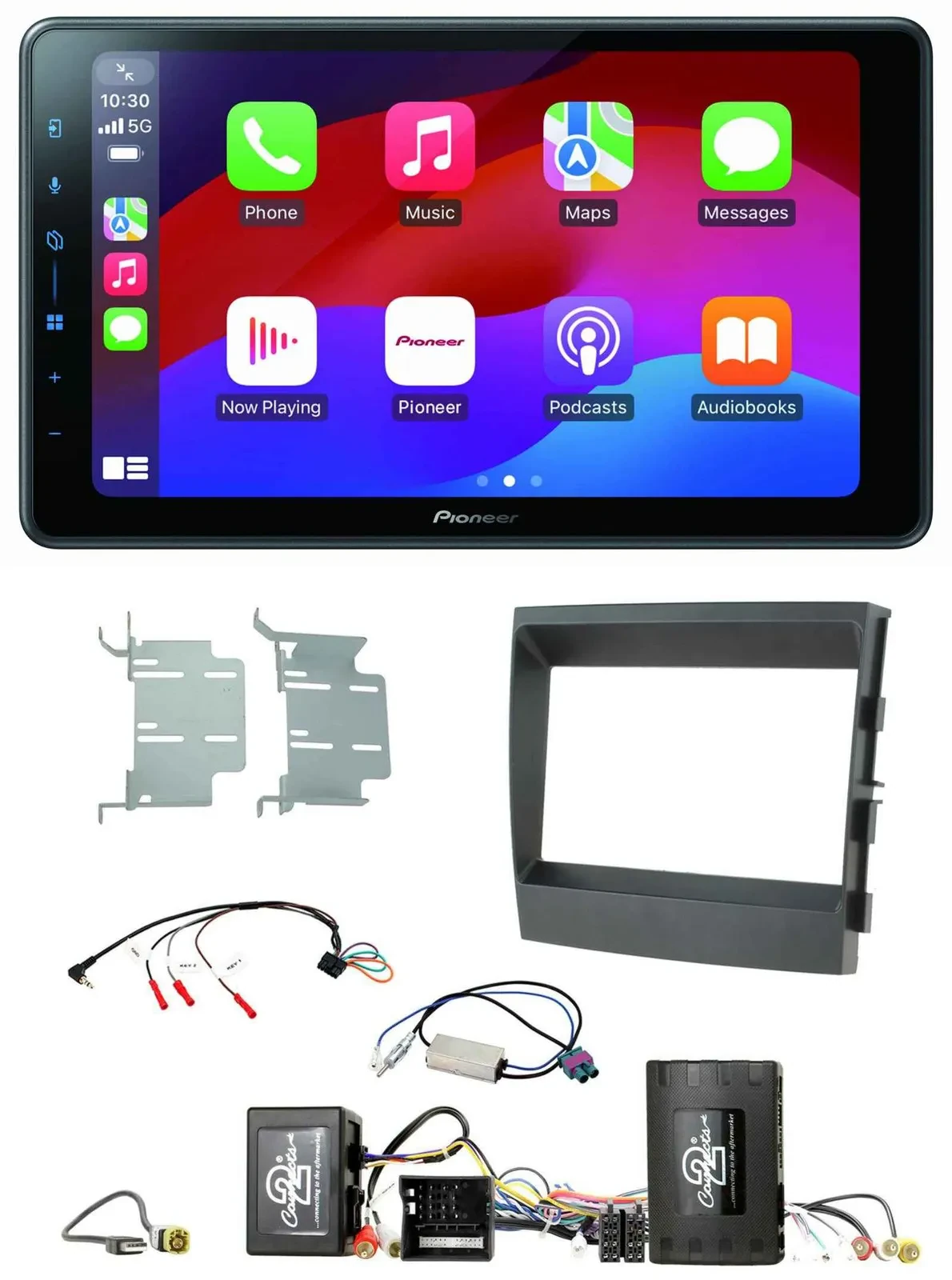 Автомагнитола Pioneer 2 DIN Bluetooth USB DAB для Porsche Panamera с поддержкой кнопок на руле