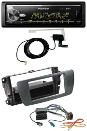 Автомагнитола для Seat Ibiza (с 2008) Pioneer Bluetooth, DAB, USB, MP3, черный