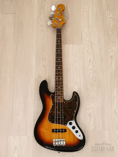 Бас-гитара Fender Jazz Bass 1962 Vintage Reissue JB62-US JJ Sunburst w/gigbag Japan 2011