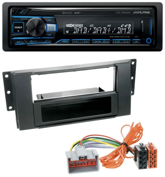 Alpine USB Bluetooth DAB MP3 Autoradio für Land Rover Freelander 2011-2012