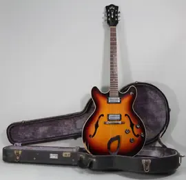 Электрогитара полуакустическая Guild Starfire IV Sunburst w/case USA 1966