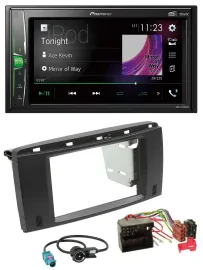 Автомагнитола Pioneer 2DIN MP3 DAB USB Bluetooth для Mercedes R-Class 2006–2012